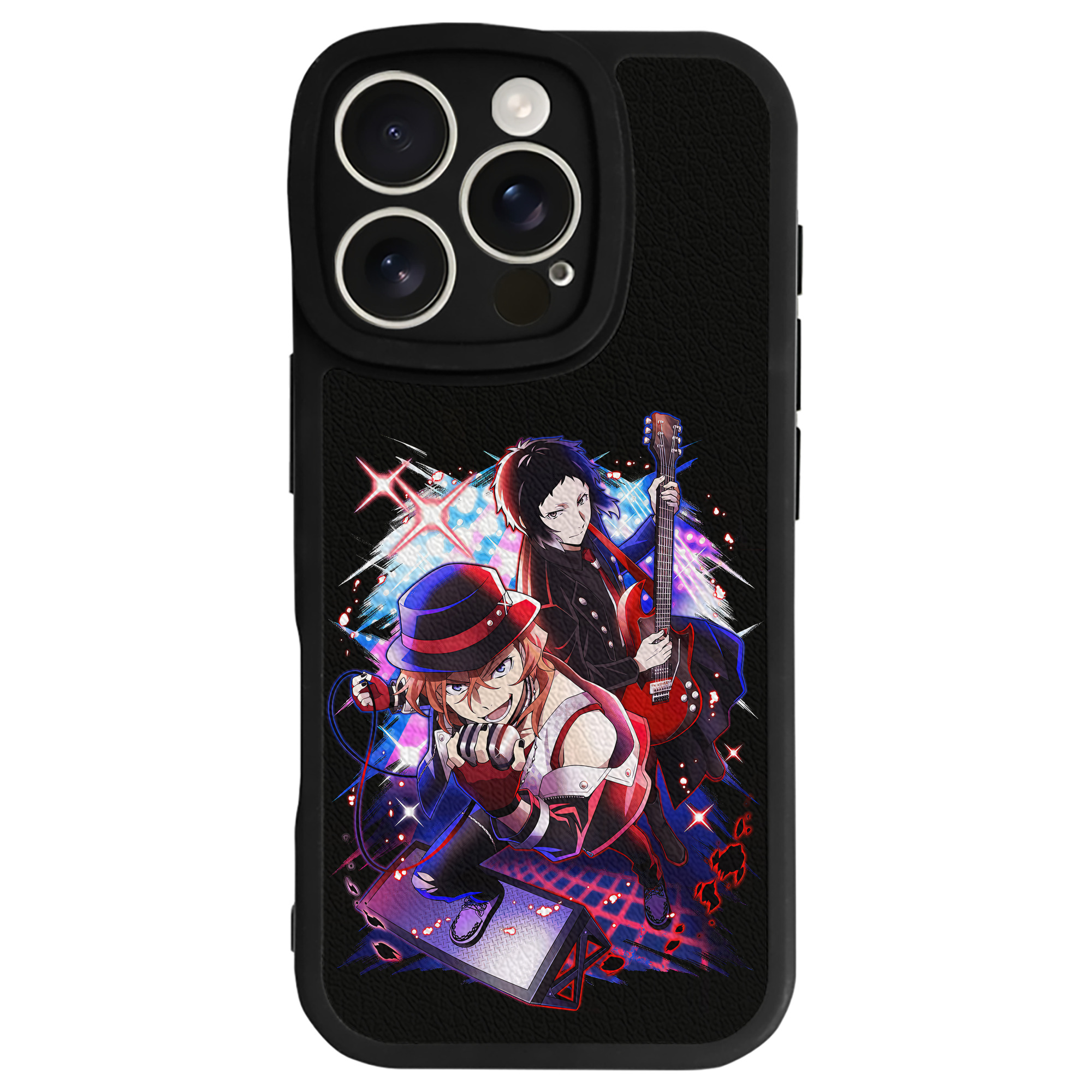 （画像用） 文豪ストレイドッグス Bungo Stray Dogs 【iPhone 16シリーズ対応】シリコンスマホケース（レザー調） 材質：シリコン